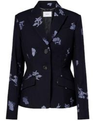 Erdem - Wool And Cotton Jacquard Blazer - Lyst