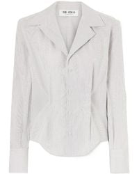 The Attico - Checked Cotton-Poplin Shirt - Lyst