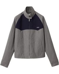 Miu Miu - Gingham Check Blouson Jacket - Lyst