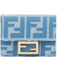 Fendi - Baguette Micro Trifold Wallet - Lyst