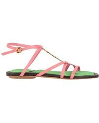 Jacquemus - Round Toe Slingback Sandals - Lyst