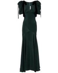 Rodarte - Bow-Detail Silk Cocktail Dress - Lyst