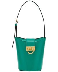 Ferragamo - Logo Shoulder Bag - Lyst