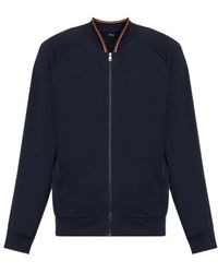 Paul Smith - Stripe Trim Zip Jacket - Lyst