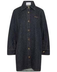 Givenchy - Denim Cotton Long Sleeve Overshirt - Lyst