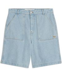 Maison Kitsuné - Maison Kitsuné Denim Workwear Shorts - Lyst