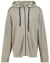 James Perse - Vintage French Terry Zip-Up Hoodie - Lyst