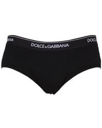 Dolce & Gabbana - Logo Waistband 2-Pack Briefs - Lyst