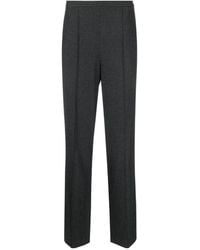 Vince - High-Waist Tailored Tapered Trousers - Lyst