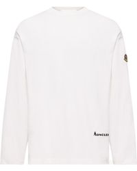 Moncler - K2 Print Long Sleeve Cotton T-Shirt - Lyst