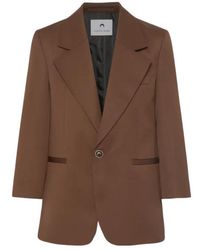 Marine Serre - Wool Boxy Blazer - Lyst