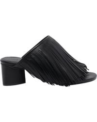 Vic Matié - Baron Fringe Heeled Sandals - Lyst