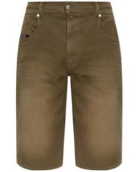 DIESEL - D-Krooley-Bw Jogg Denim Shorts - Lyst