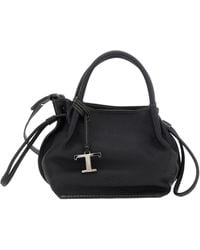 Tod's - Logo Plaque Medium Bucket Bag - Lyst