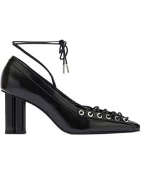 Ganni - Lace Up Butterfly High Pump - Lyst