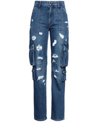 Dolce & Gabbana - Medium Straight Leg Jeans - Lyst