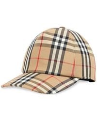 Burberry - Vintage Check Baseball Cap - Lyst