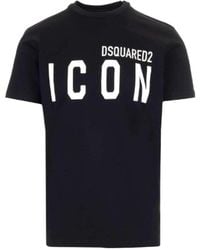 DSquared² - Logo Printed Crewneck T-Shirt - Lyst