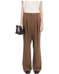 MM6 by Maison Margiela - Mannequin Label Pleated Trousers - Lyst