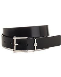 Versace - Logo-Engraved Buckle Belt - Lyst