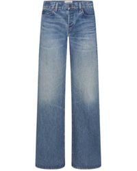 FRAME - High-Rise Wide-Leg Jeans - Lyst