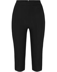 Elisabetta Franchi - High-Waist Capri Pants - Lyst