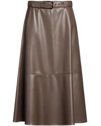 Max Mara - Minimalist Solid A-Line Skirt - Lyst