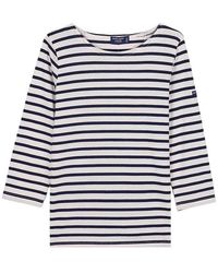 Saint James - Minquiers Striped Sailor Top - Lyst