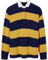 Nili Lotan - Rashida Striped Wool And Cashmere-Blend Polo Sweater - Lyst