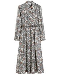 Max Mara - Printed Collared Dress - Lyst
