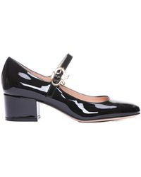 Gianvito Rossi - Ribbon Round-Toe Pumps - Lyst