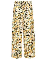 Marni - And Printed Organic Poplin Hybrid Cargo Pants - Lyst