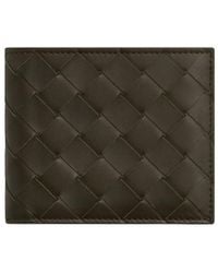 Bottega Veneta - Intrecciato Bi-Fold Wallet - Lyst