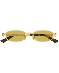 Bottega Veneta - Eyewear Rectangular Frame Sunglasses - Lyst