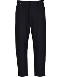 Prada - Triangle-Logo Tapered-Leg Jeans - Lyst