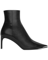 Celine - Boots Metal Toe Fitted Ankle Boot - Lyst