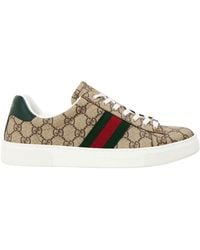 Gucci - Logo Low-Top Sneakers - Lyst