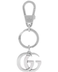 Gucci - Double G Keychain - Lyst