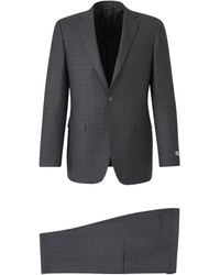 Canali - Checked Two-Piece Suit - Lyst