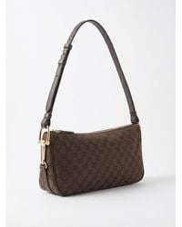 Gucci - Half Horsebit Medium Shoulder Bag - Lyst