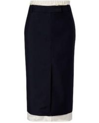 Rohe - Wool And Mohair Midi Skirt - Lyst