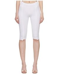 Vetements - Cut-Up Elastic Waist Capri Pants - Lyst