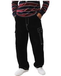 True Religion - Velvet Big T Cargo Baggy Pant - Lyst