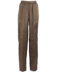 Aspesi - Elastic-Waistband Straight-Leg Pants - Lyst
