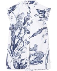 Erdem - Ruffle Print Shirt - Lyst