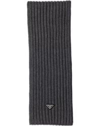 Prada - Wool Scarf - Lyst