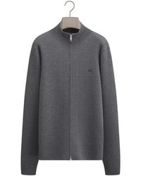 Dior - Logo Embroidered Zip-Up Cardigan - Lyst