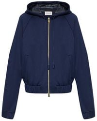 Moncler - Logo-Patch Zip-Up Hoodie - Lyst