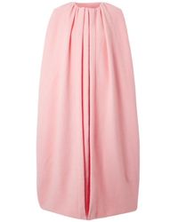 Jil Sander - Cape-Effect Draped Wool-Blend Coat - Lyst