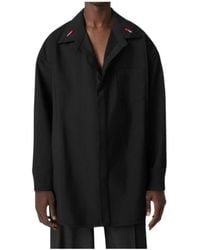 Bottega Veneta - Matches Detail Light Wool Long Sleeve Shirt - Lyst